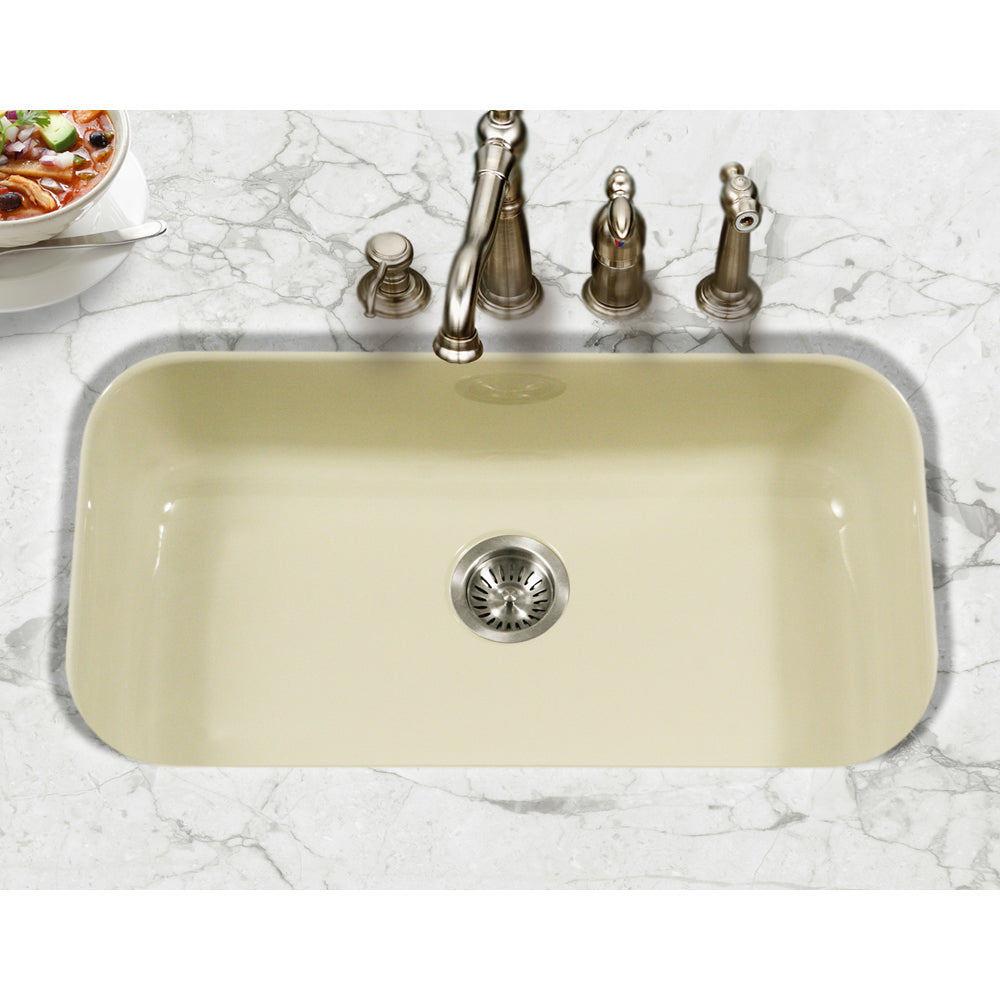 Houzer 31" Porcelain Enameled Undermount Kitchen Sink