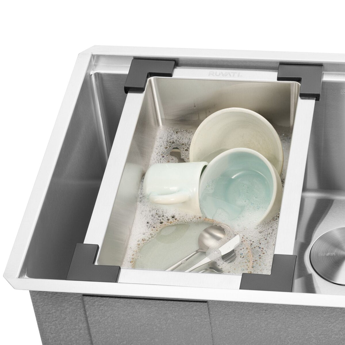 Ruvati LedgeFit Dish Soaking Tub