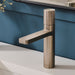 Ruvati Emilio Single Hole Diamond Pattern Bathroom Faucet in Brushed Nickel Stainless - RVF5133BN