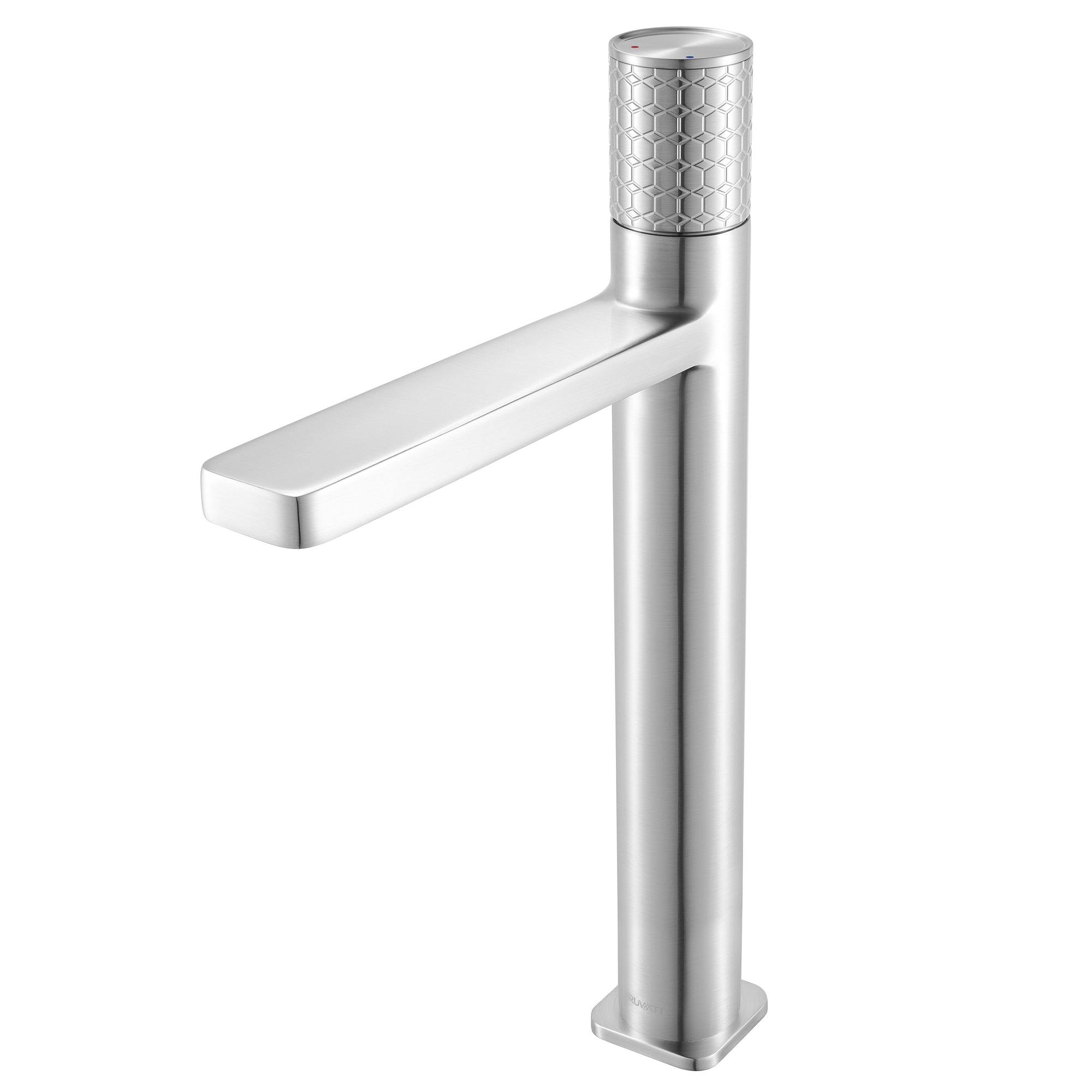 Ruvati Emilio Tall Vessel Single Handle Bathroom Faucet Modern Transitional in Brushed Nickel Stainless - RVF5134BN - View 2