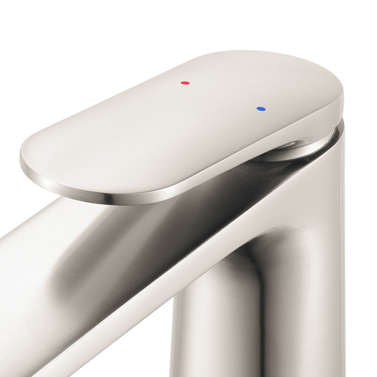 Ruvati Este Single Handle Modern Bathroom Vanity Faucet in Brushed Nickel Stainless - RVF5135BN