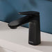 Ruvati Este Single Hole Modern Transitional Bathroom Vanity Faucet in Matte Black  - RVF5135MB