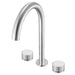 Ruvati Athena Two Handle Stone Marble Inlay Fluted Widespread Bathroom Faucet in Brushed Nickel Stainless - RVF5232BN - View 2
