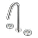 Ruvati Chrono Two Handle Watch Face Luxury Knob Widespread Bathroom Faucet in Brushed Nickel Stainless - RVF5234BN - View 2