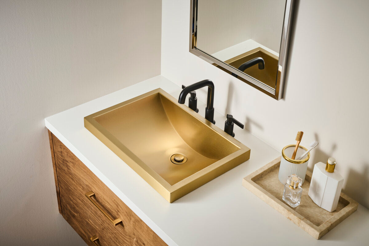 Ruvati Barolo Two Handle Widespread Art Deco Modern Luxury Bathroom Faucet in Matte Black- RVF5236MB