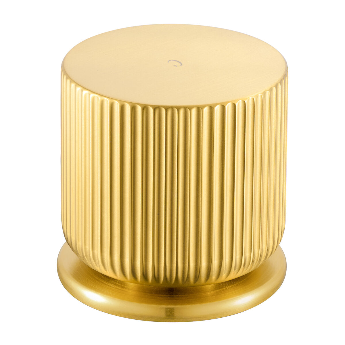 Ruvati Fabio Two Handle Widespread Textured Knob Arc Round Neck Bathroom Faucet in Brushed Gold - RVF5238SG
