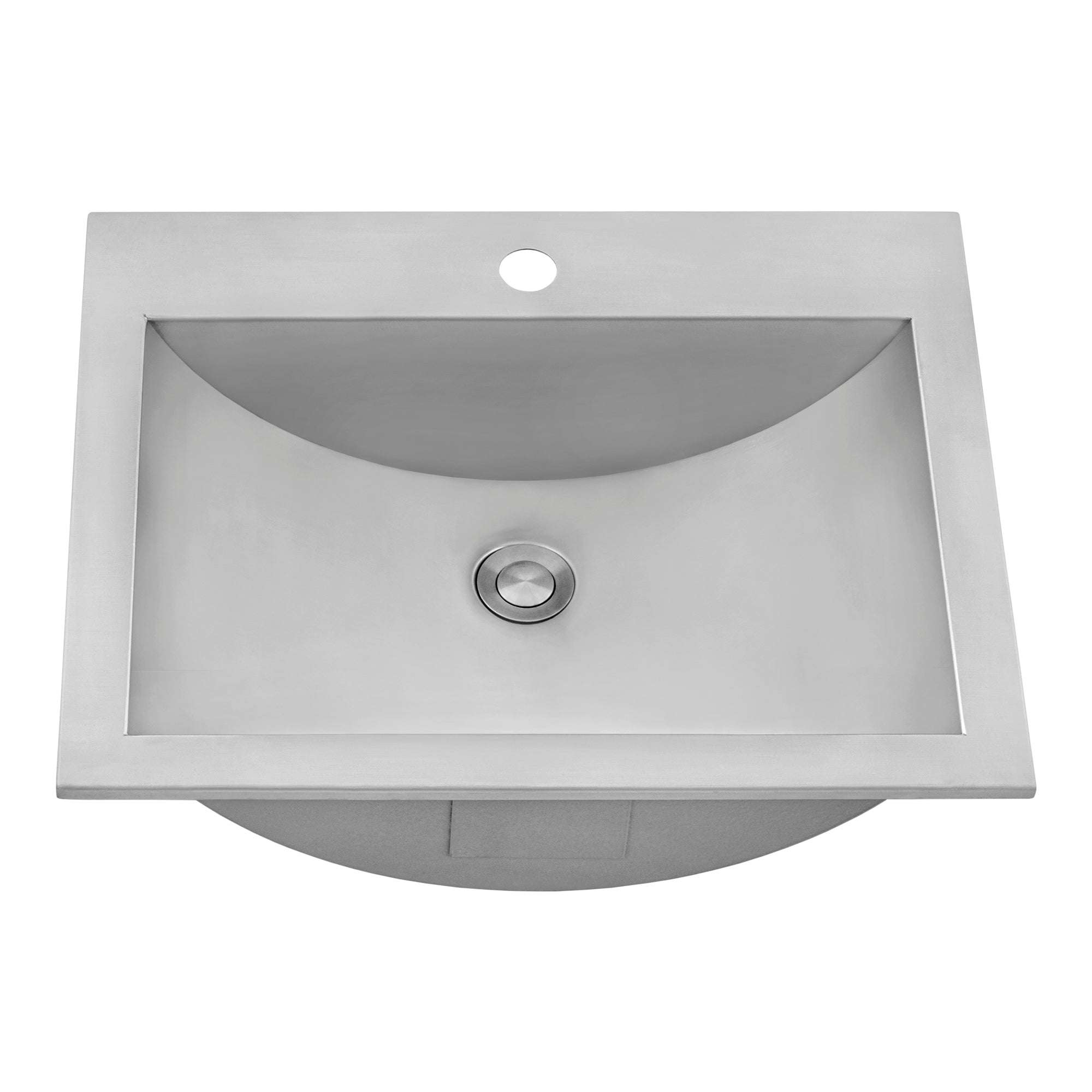 Ruvati 21" x 17" Topmount Stainless Steel Bathroom Sink