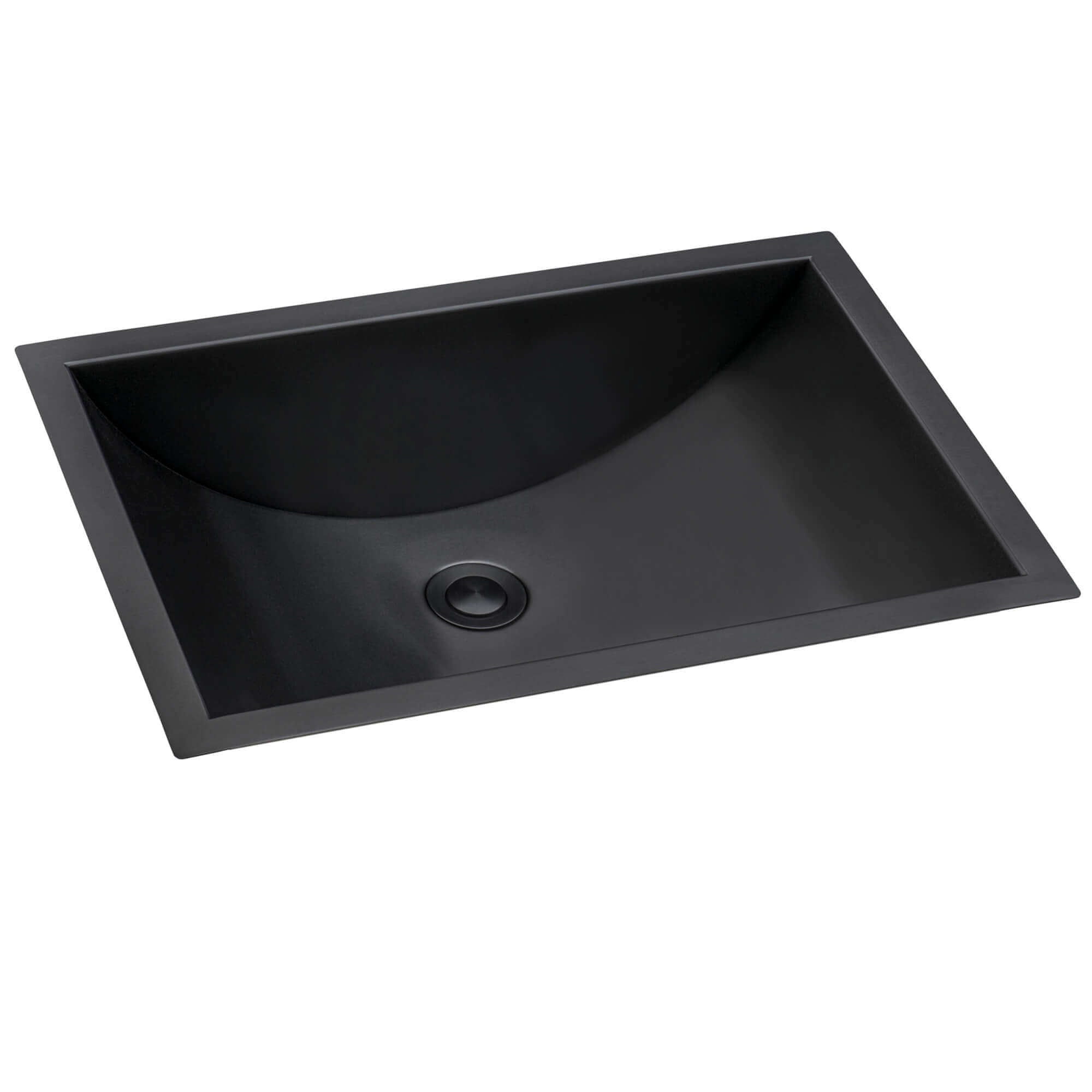 Ruvati 16 x 13" Gunmetal Undermount Bathroom Sink Stainless Steel