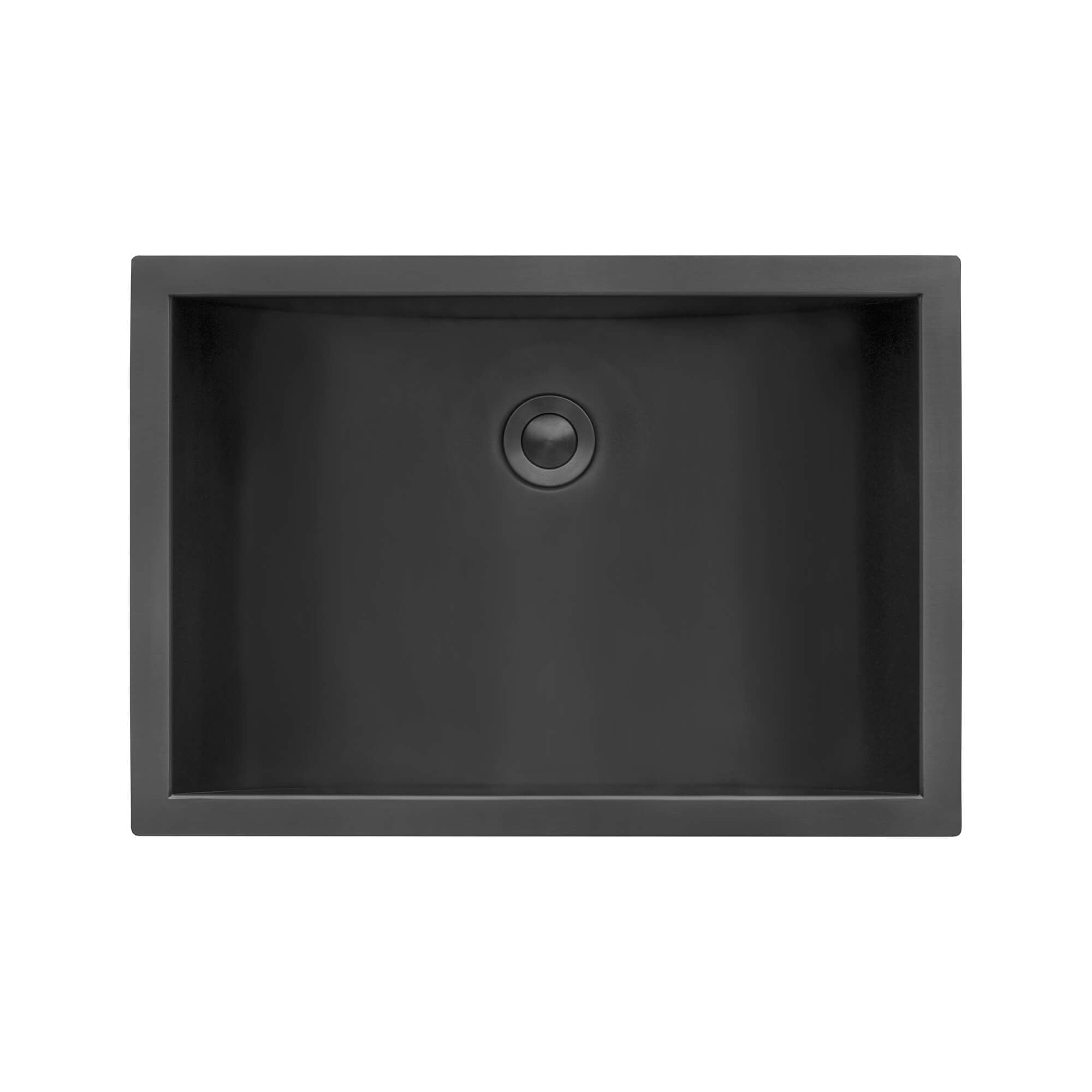 Ruvati 16 x 13" Gunmetal Undermount Bathroom Sink Stainless Steel