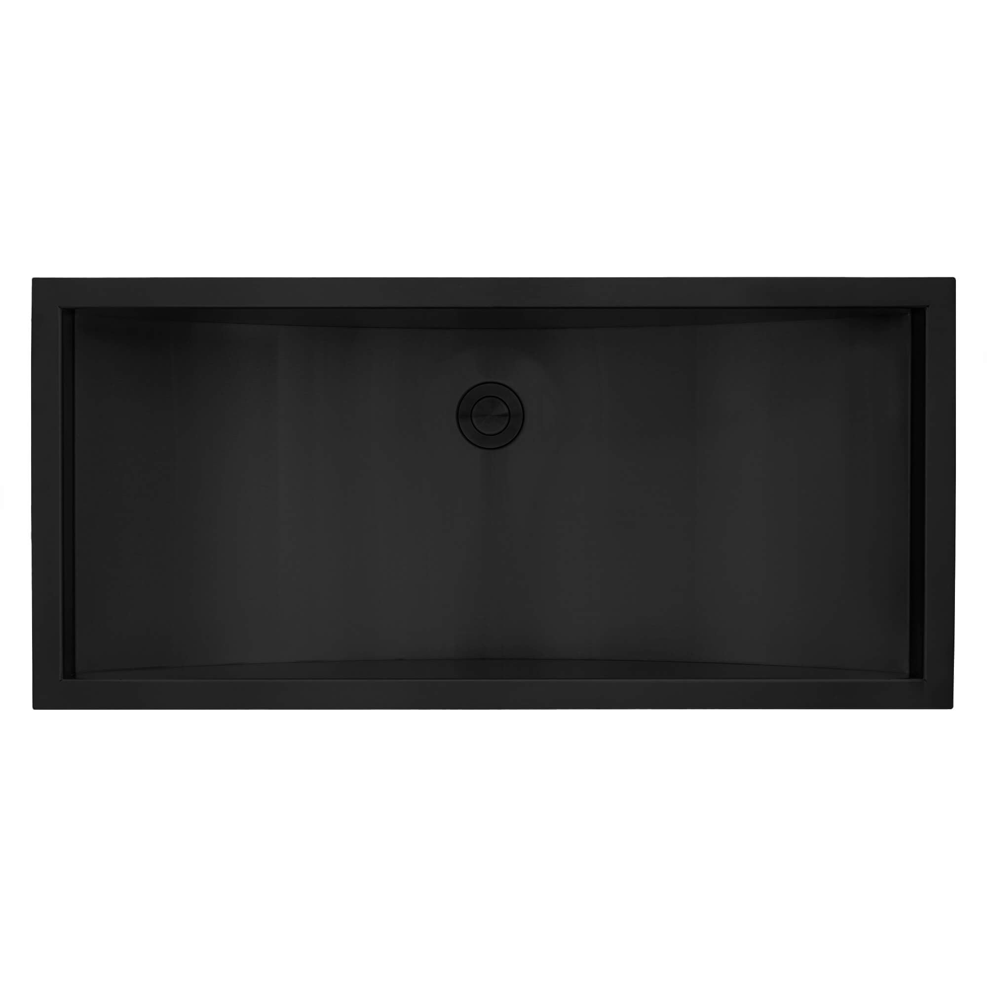 Ruvati 30 x 14" Gunmetal Stainless Steel Undermount Rectangular Bathroom Sink