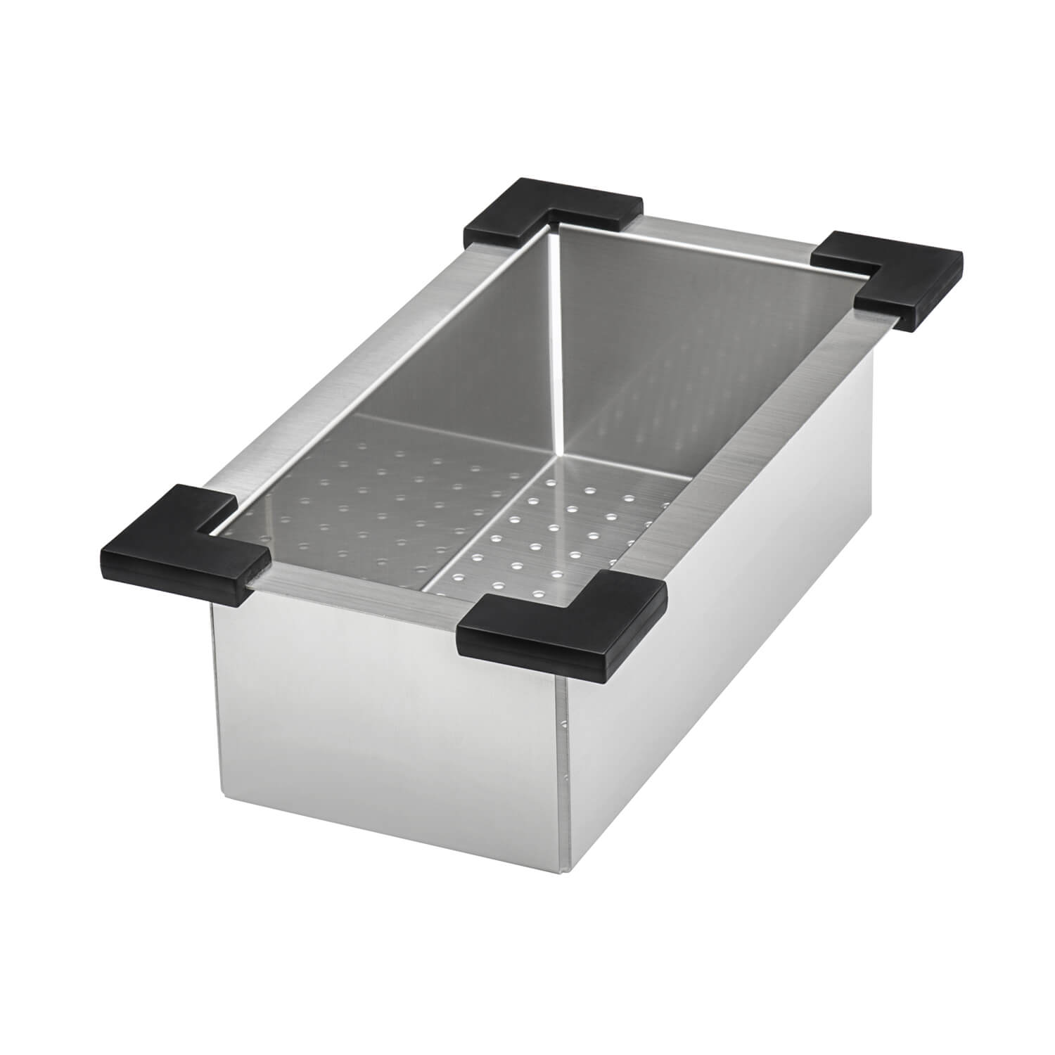 Ruvati 45" Workstation Two-Tiered Double Ledge Undermount 16 Gauge Stainless Steel Kitchen Sink