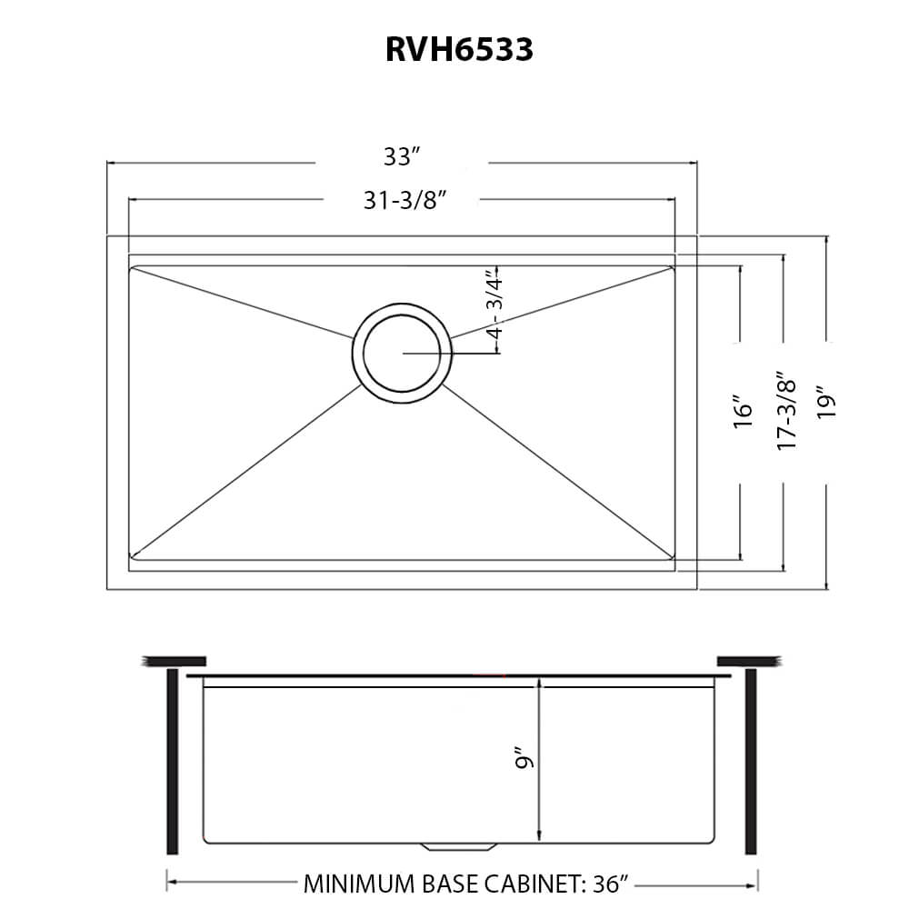 Ruvati 33" Matte Gold Stainless Workstation Kitchen Sink