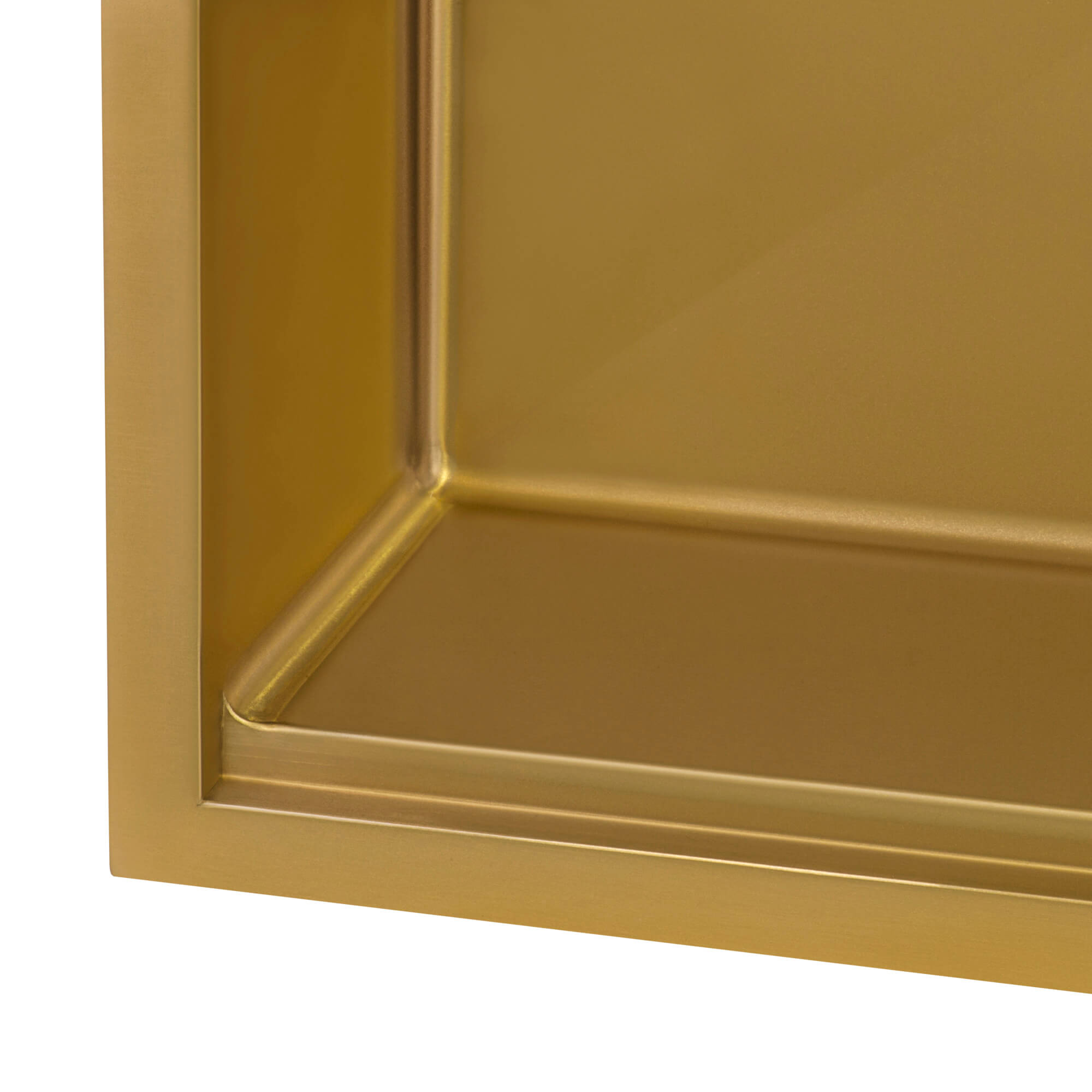 Ruvati 33" Matte Gold Stainless Workstation Kitchen Sink