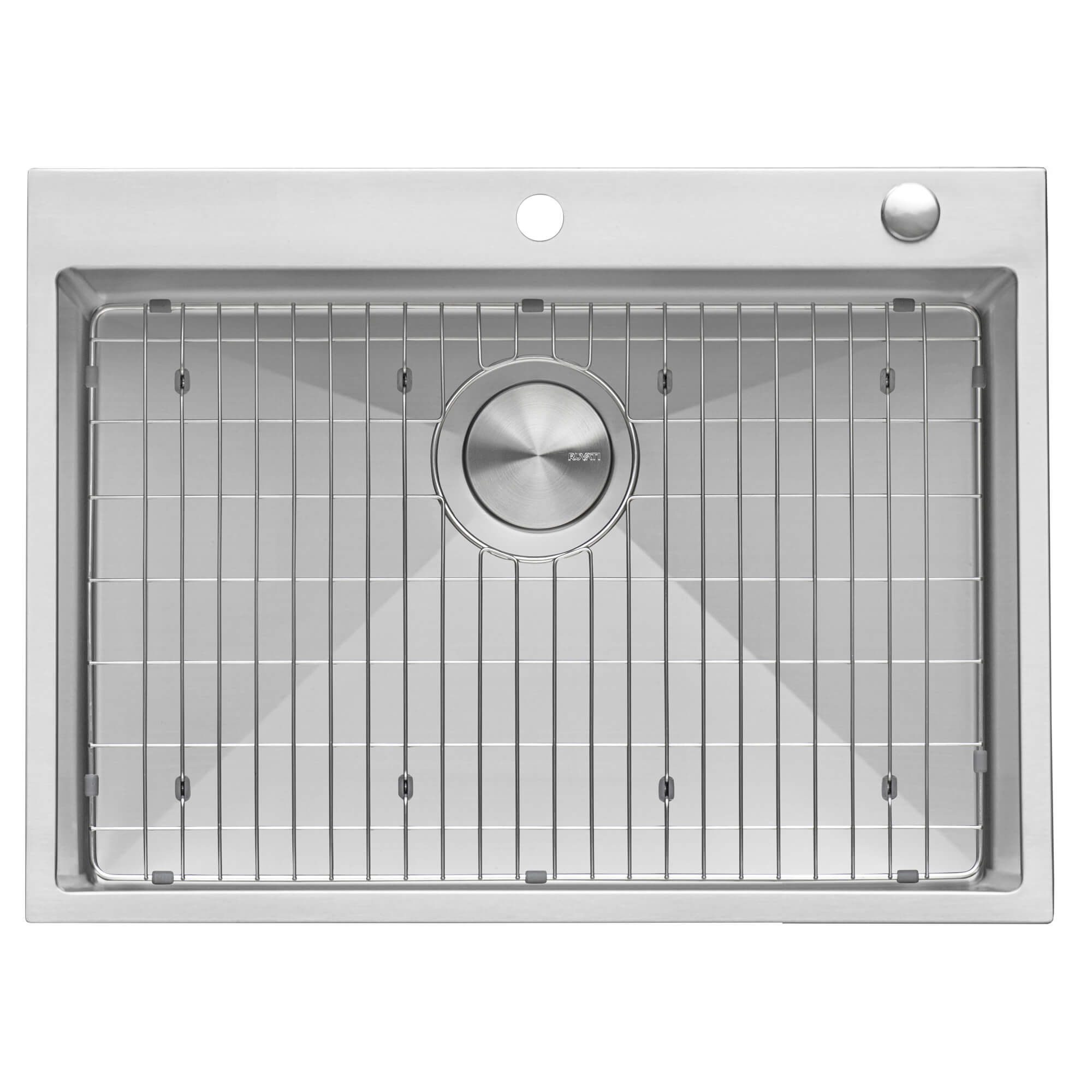 Ruvati 27" x 20" Topmount 16 Gauge Stainless Kitchen Sink