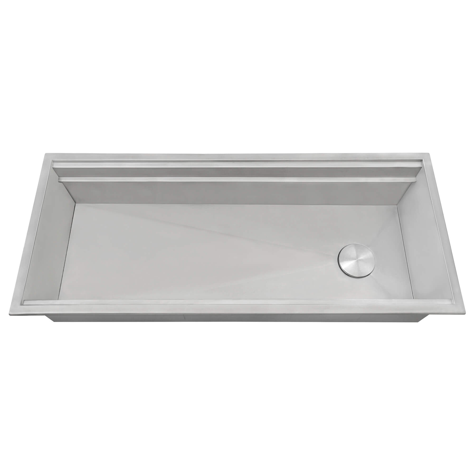 Ruvati 45" Topmount Two-Tiered Workstation Kitchen Sink