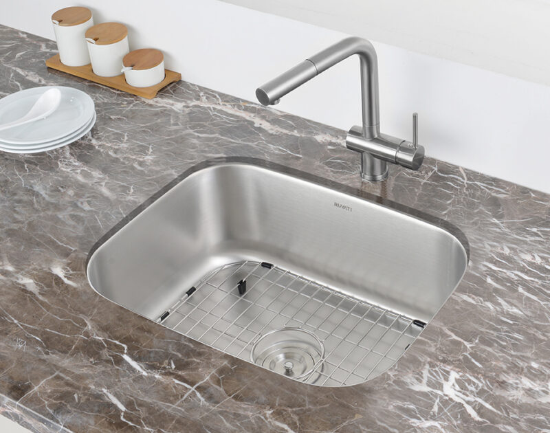 Ruvati 23" Undermount 16 Gauge Stainless Steel Single Bowl Kitchen Sink