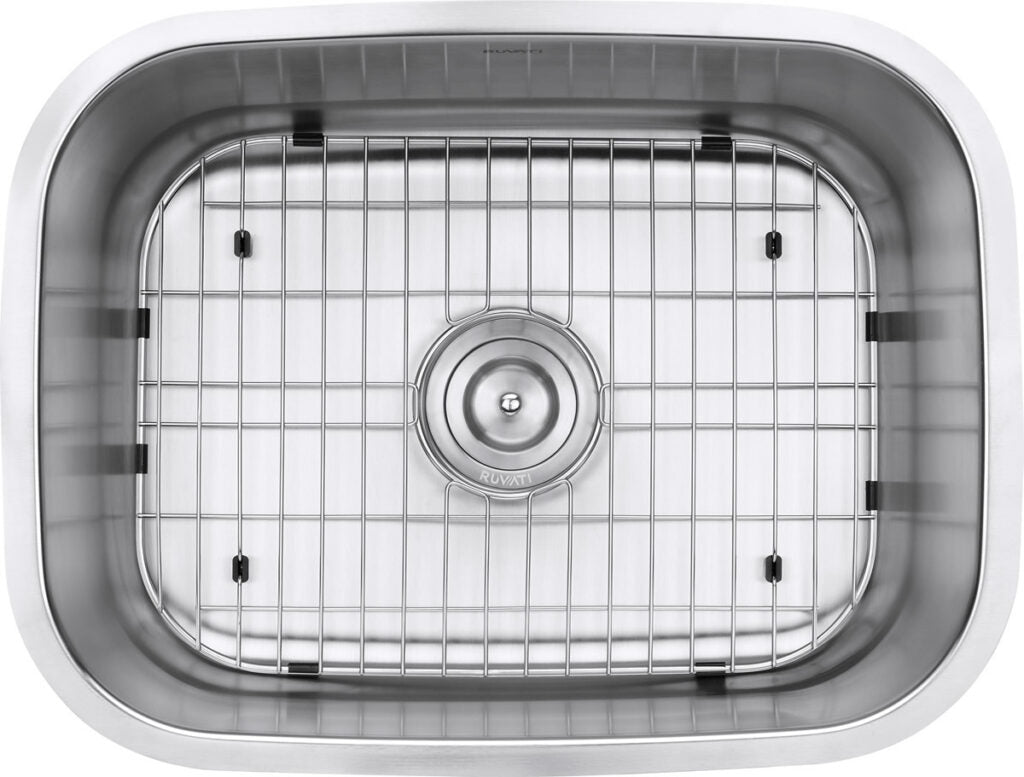 Ruvati 23" Undermount 16 Gauge Stainless Steel Single Bowl Kitchen Sink