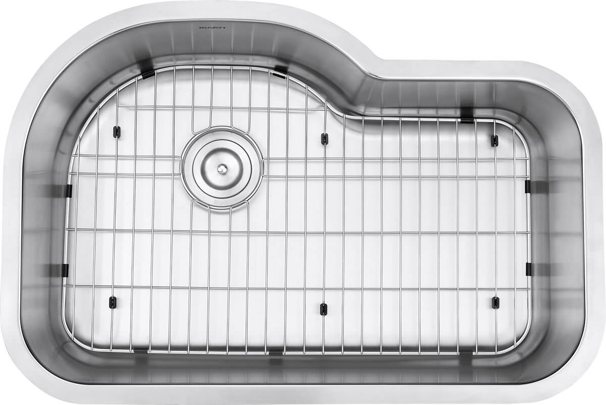 Ruvati RVM4700 32" Undermount 16 Gauge Single Bowl Kitchen Sink