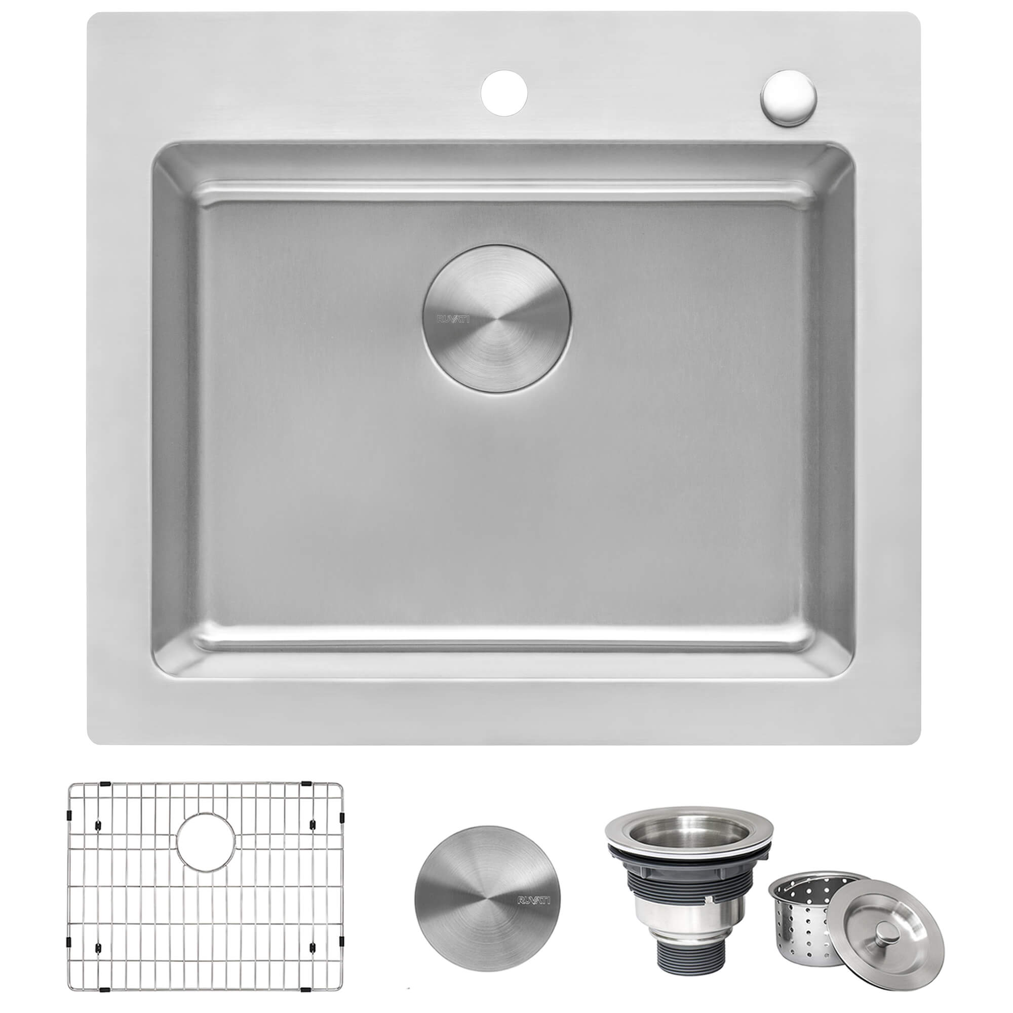 Ruvati 21" Topmount Stainless Bar Prep Kitchen Sink