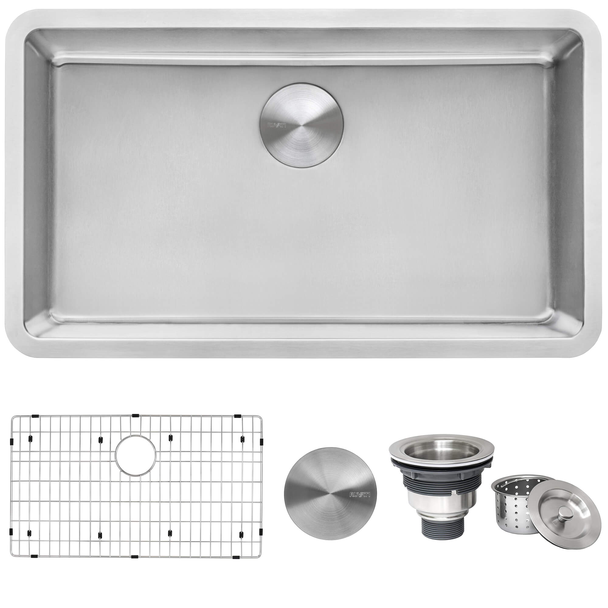 Ruvati 27" Undermount Stainless Steel Kitchen Sink