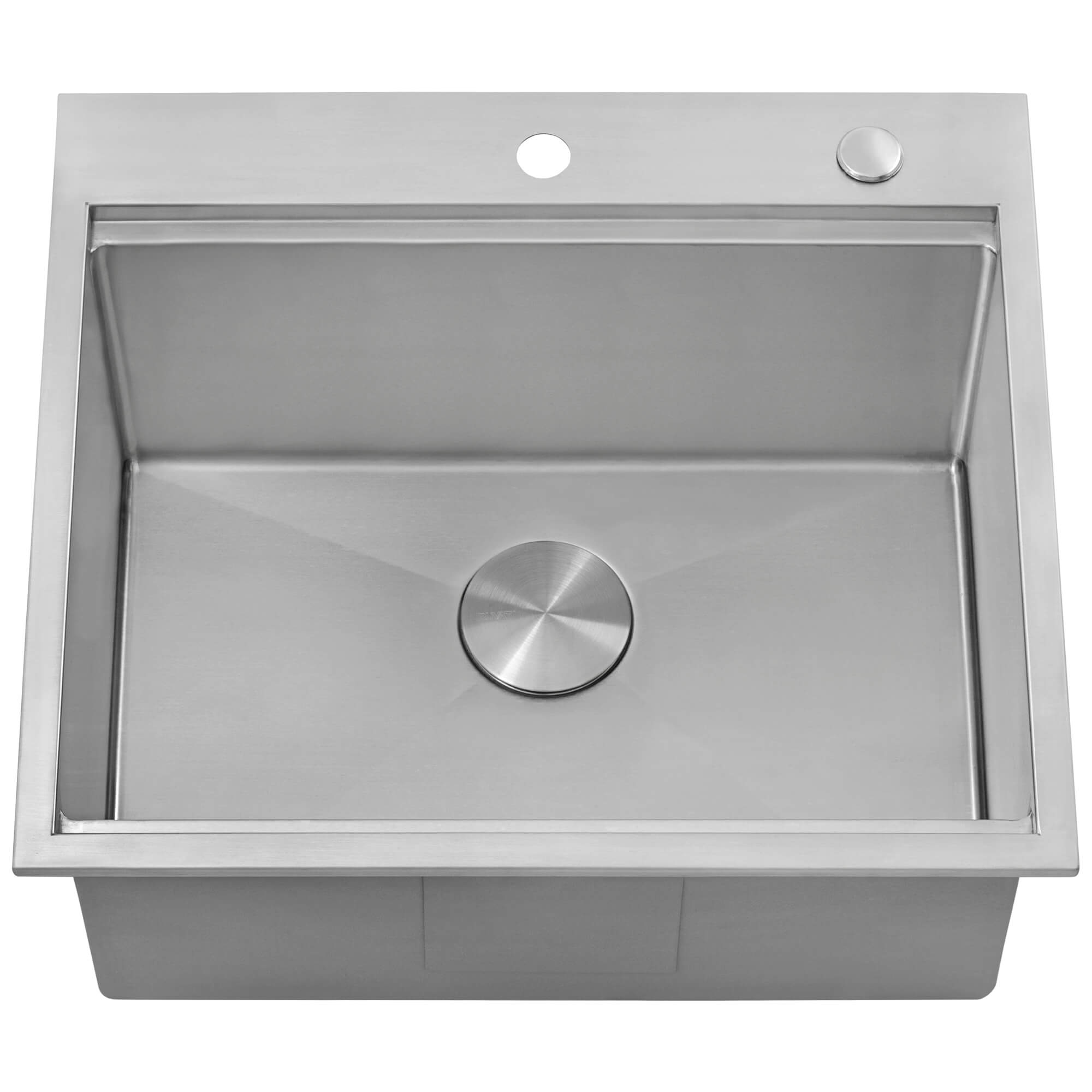 Ruvati 21" x 20" Topmount Laundry Utility Workstation Sink | 12" Deep