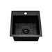 Ruvati 15" Gunmetal Stainless Topmount Bar Prep Sink