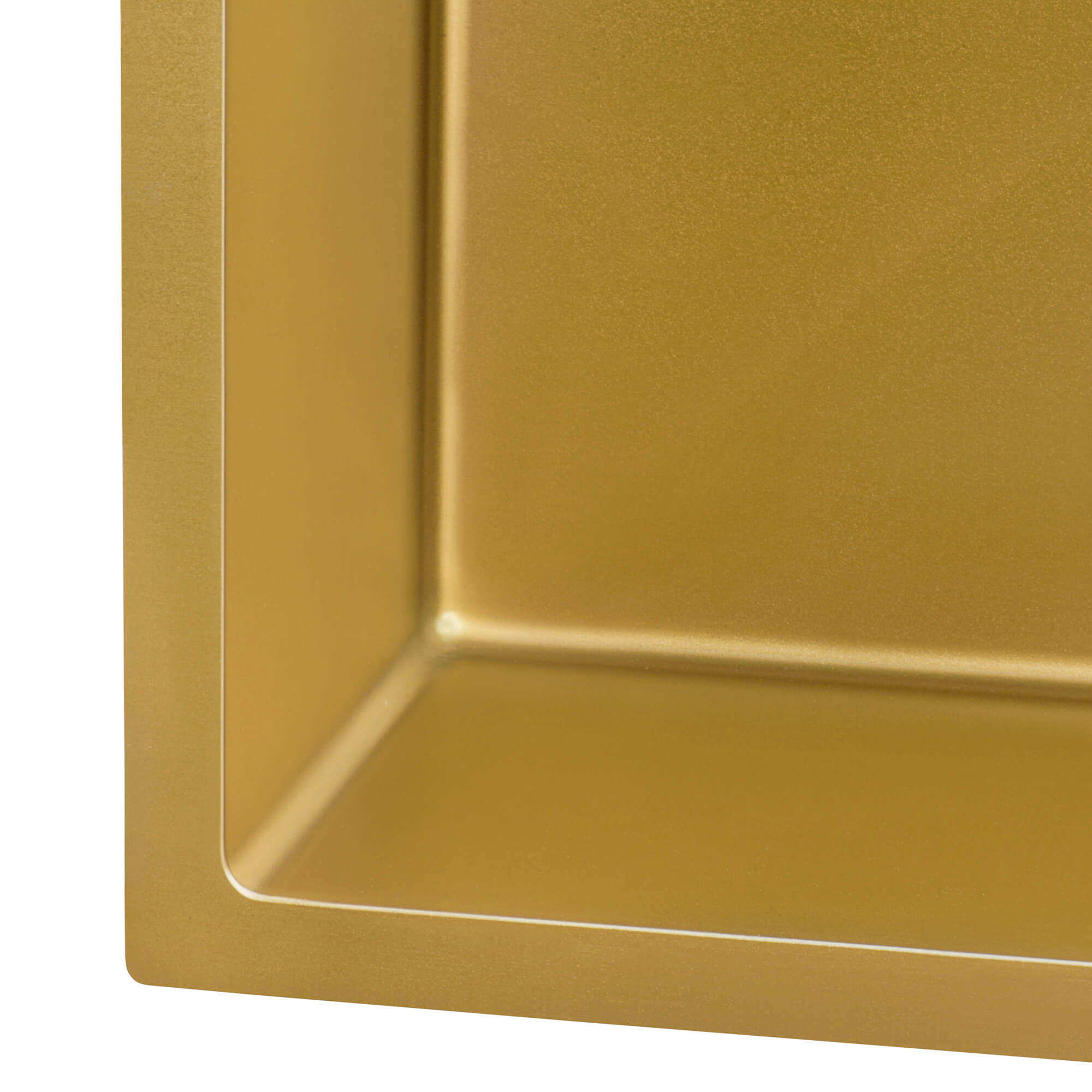 Ruvati 15" Matte Gold Stainless Steel Topmount Bar Prep Sink