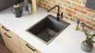 Ruvati 15" x 20" Gunmetal Topmount Bar Prep Sink