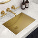 Ruvati 16 x 13" Brushed Golden Brass Undermount Rectangular Bathroom Sink