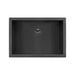 Ruvati 16 x 13" Gunmetal Undermount Bathroom Sink Stainless Steel