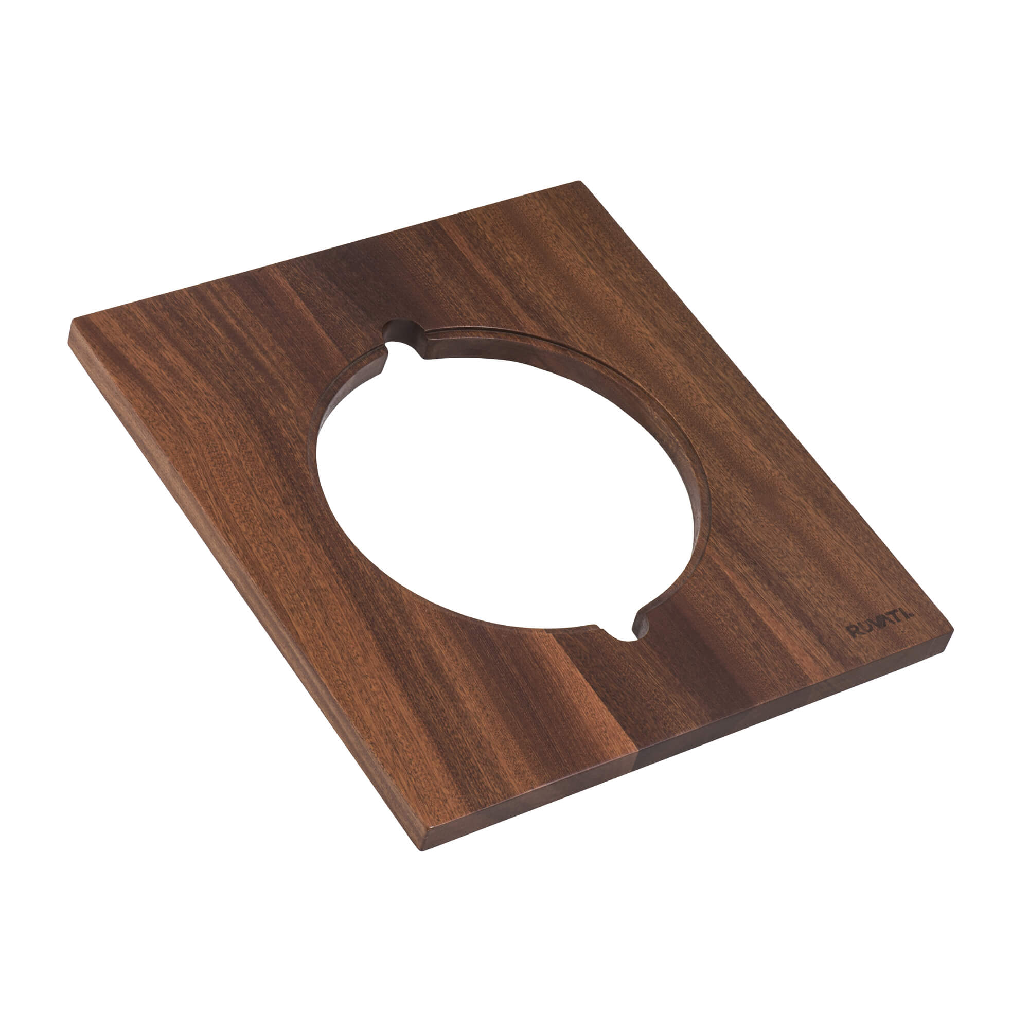 Ruvati 17" x 16" Dual Tier Wood platform for Mixing Bowl and Colander for Ruvati Workstation Sinks