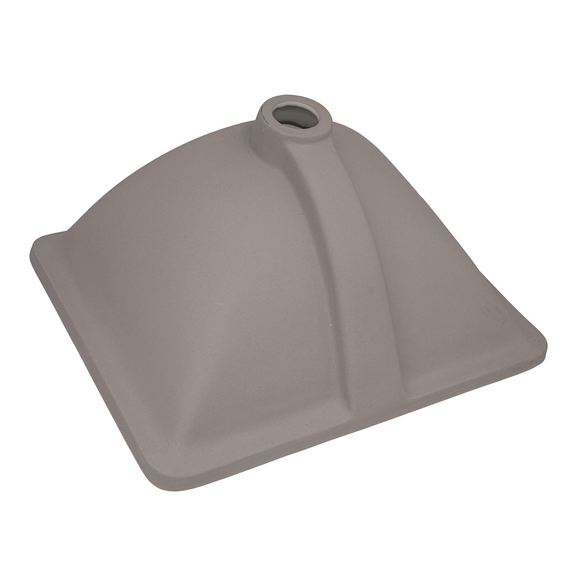 Ruvati 18" x 13" Undermount Bathroom Sink Black Rectangular Porcelain Ceramic with Overflow - RVB0720BK