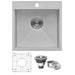 Ruvati 18" x 18" Topmount Stainless Single Bowl Prep Sink