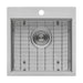 Ruvati 18" x 18" Topmount Stainless Single Bowl Prep Sink