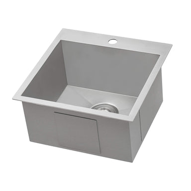 Ruvati 18" x 18" Topmount Stainless Single Bowl Prep Sink