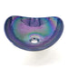 Ruvati 19" Glass Art Vessel Seashell Decorative Pattern Bathroom sink - Celestial Blue