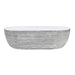 Ruvati 20" x 16" Bathroom Vessel Sink | White with Silver