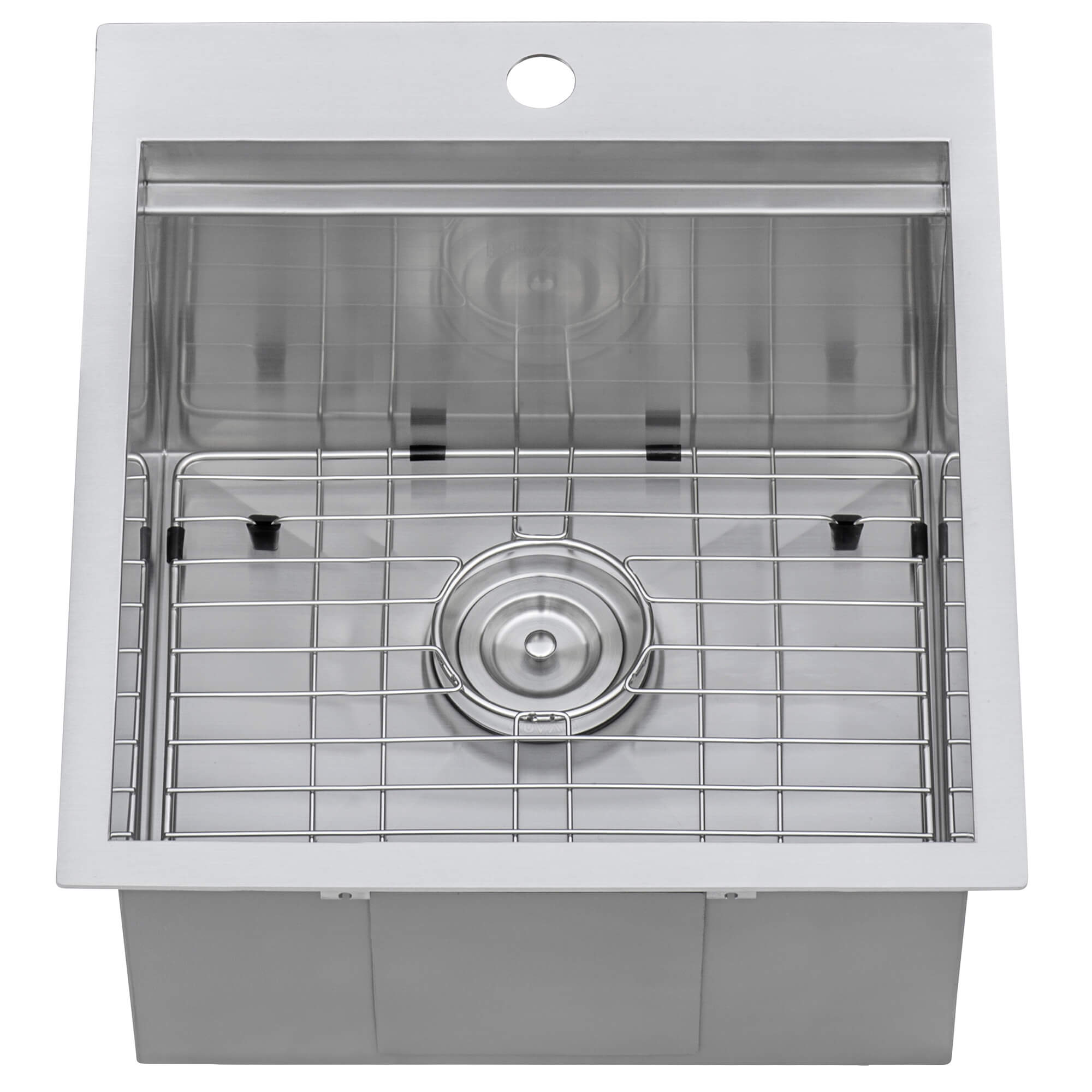 Ruvati 21" x 20" Marine Grade T-316 Stainless Outdoor Topmount Workstation Sink