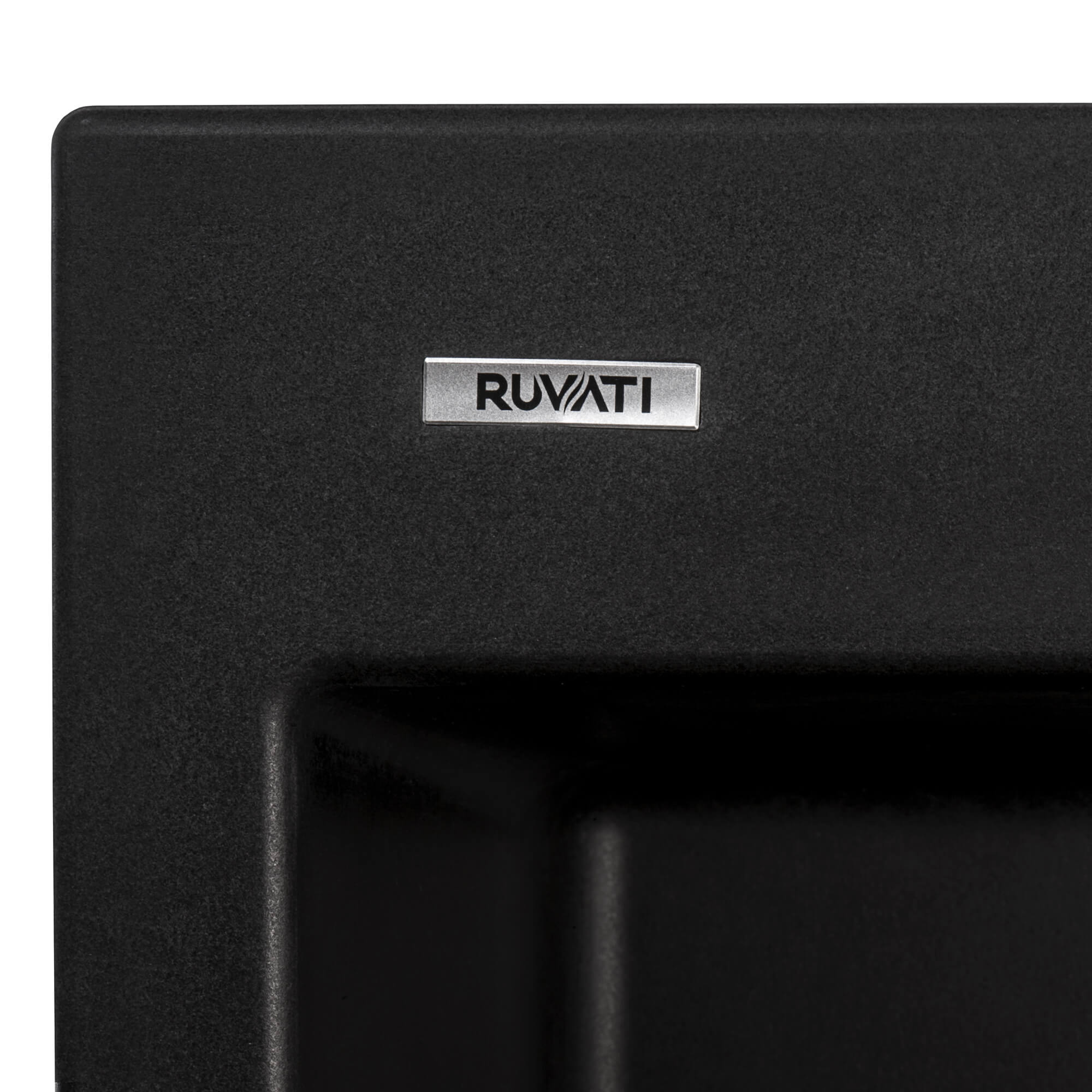 Ruvati 22 x 20" epiGranite Dual-Mount Granite Composite Single Bowl Kitchen Sink