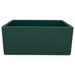 Ruvati 23" Fireclay Farmhouse Sink in Emerald Green