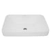 Ruvati 23" x 16" Semi-Recessed Drop-in Topmount Bathroom Sink Rectangular Porcelain Ceramic White - RVB0824WH