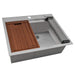 Ruvati 23" x 20" Topmount Workstation Kitchen Sink