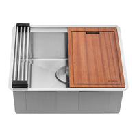 Ruvati 24" Undermount Stainless Workstation Kitchen Sink