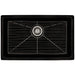 Ruvati 27" Black Fireclay Kitchen Sink | Made in Italy