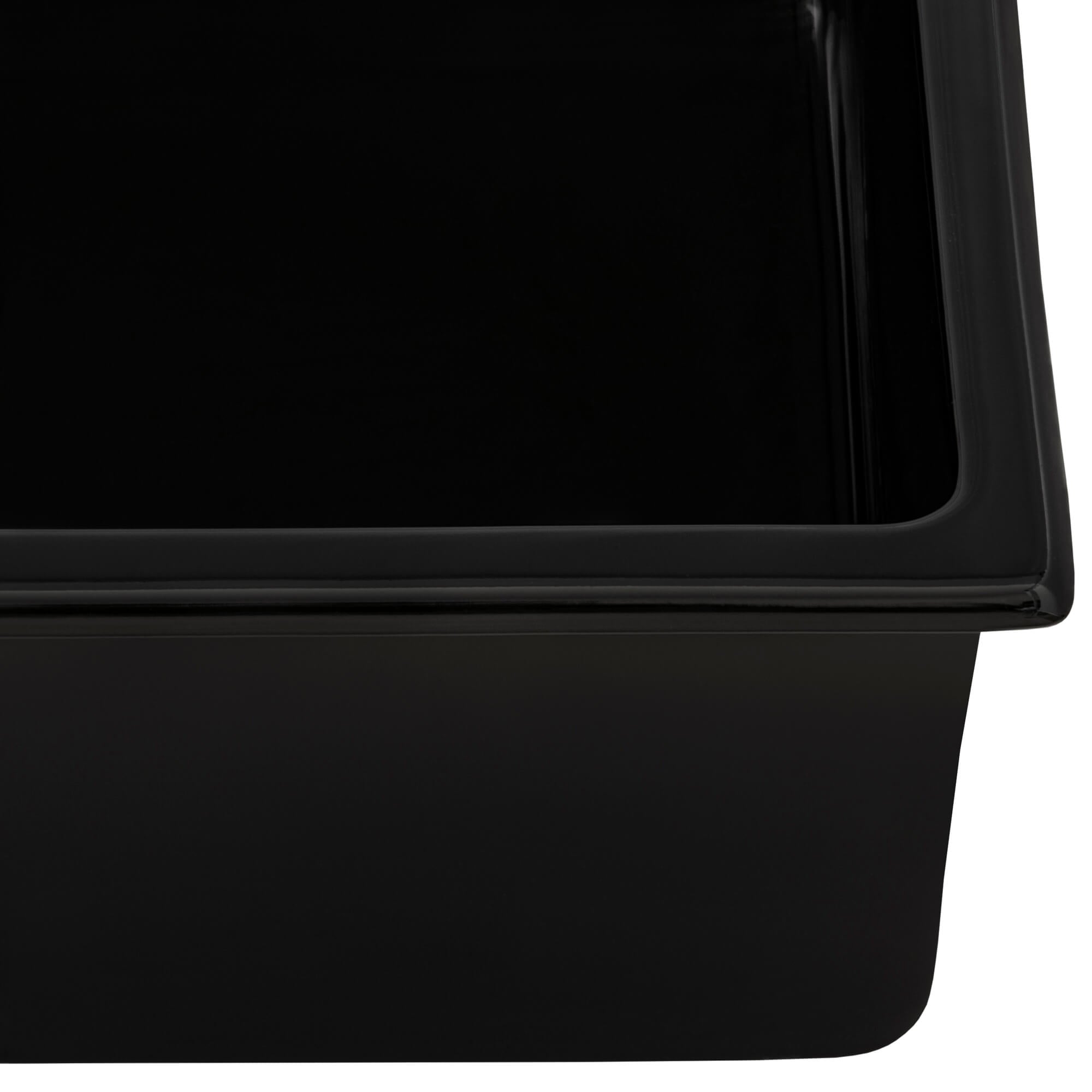 Ruvati 27" Black Fireclay Kitchen Sink | Made in Italy