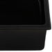 Ruvati 27" Black Fireclay Kitchen Sink | Made in Italy