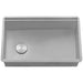 Ruvati 27" Undermount Workstation Offset Drain Kitchen Sink