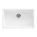 Ruvati 27" White Fireclay Kitchen Sink | Made in Italy