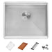 Ruvati 27" x 19" Undermount Laundry Utility Workstation Sink | 12" Deep