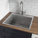 Ruvati 27" x 22" Topmount Laundry Utility Sink | 12" Deep